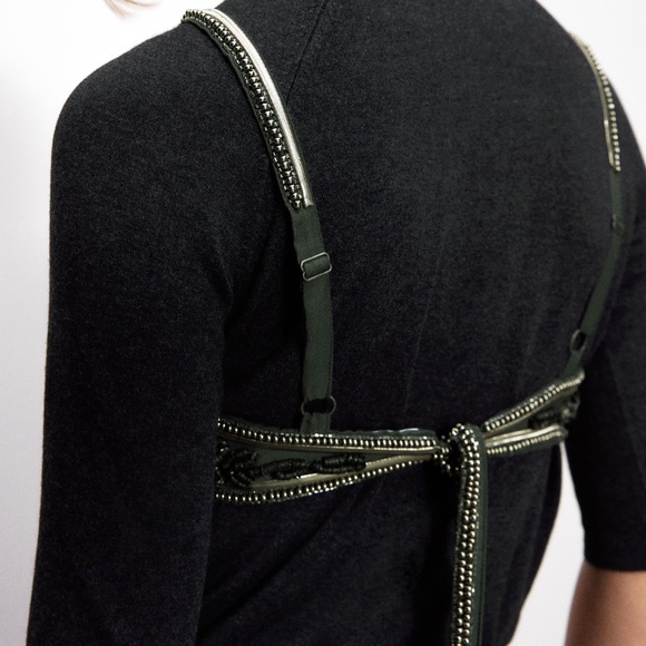 Zara, NWT, Sold out, Limited Edition Bralette top, M - Picture 2 of 3